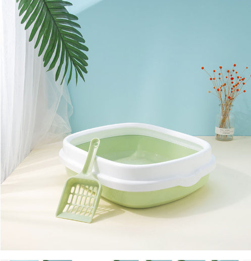 Large Cat Litter Box Detachable Anti-splashing Cat Litter Box Cat Pet Supplies
