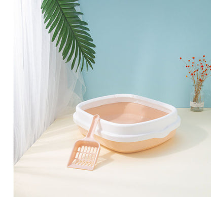Large Cat Litter Box Detachable Anti-splashing Cat Litter Box Cat Pet Supplies